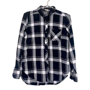 Woolrich Flannel Shirt - Women’s Small - Black/White Plaid